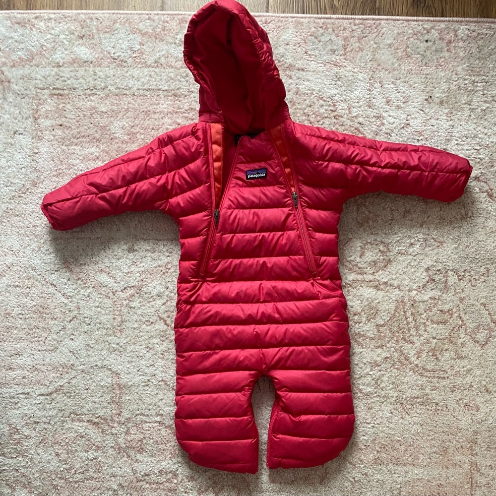 patagonia infant snowsuit